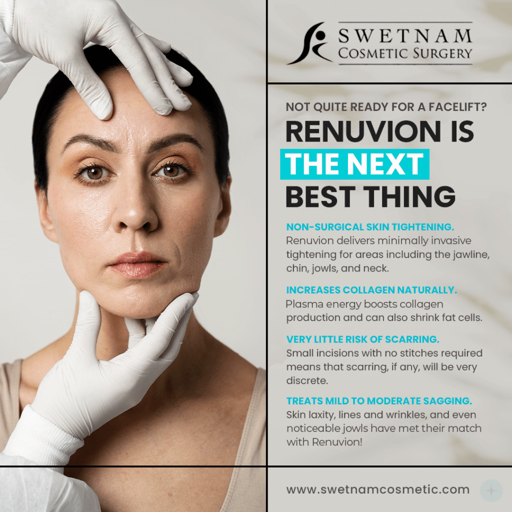 Not Quite Ready For a Facelift? RENUVION is The Next Best Thing